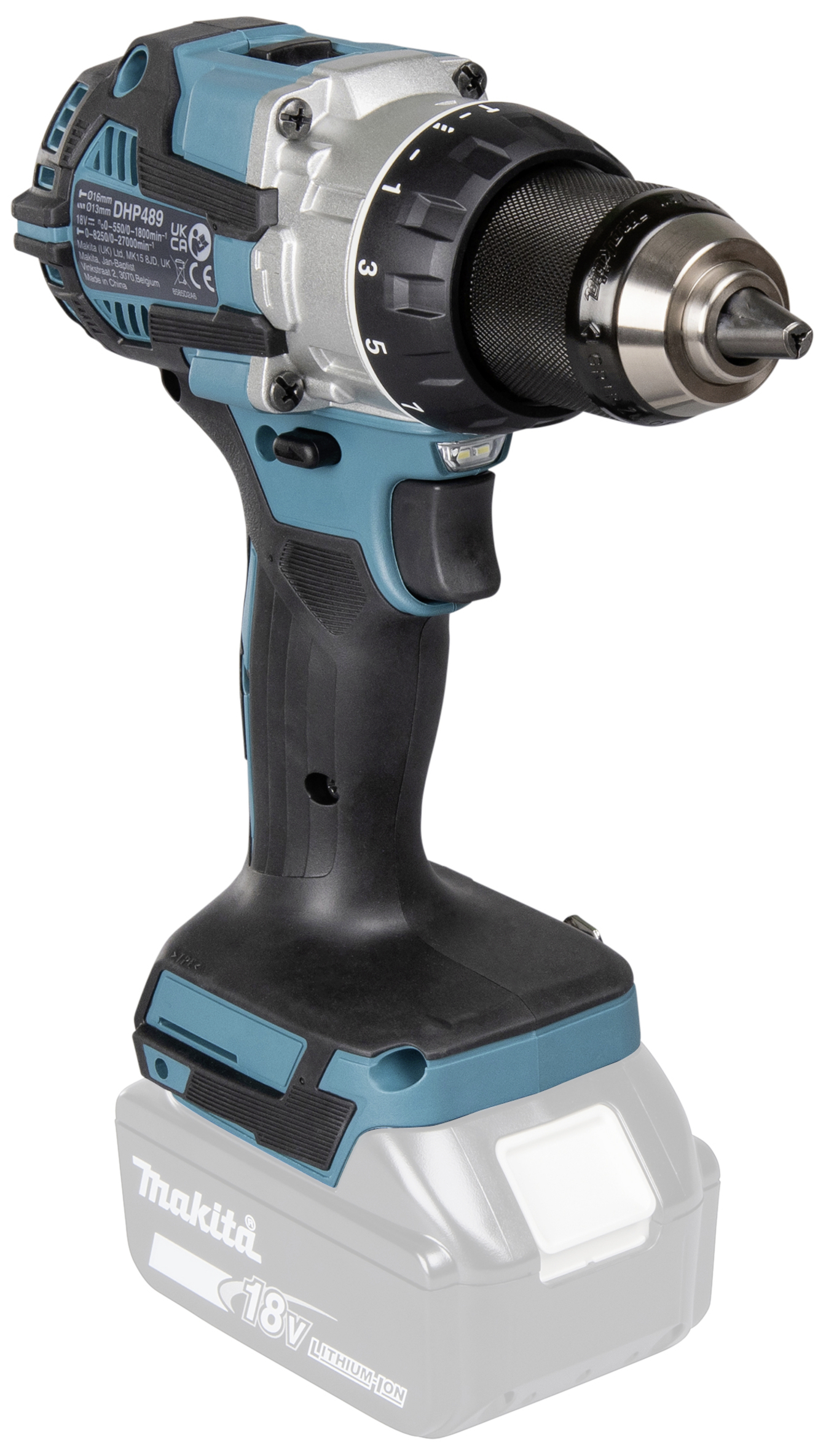 Makita DHP489Z aku příklepový šroubovák, 2cestný, 620 W, bezkartáčové, bez akumulátoru, bez nabíječky, DHP489Z
