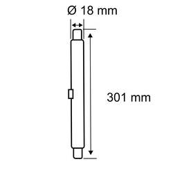 Paulmann LED trubice Energetická třída (EEK2021): F (A - G) G5 7.5 W neutrální bílá (Ø x d) 18 mm x 301 mm 1 ks