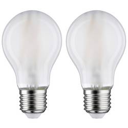 Paulmann 28642 LED Energetická třída (EEK2021) E (A - G) E27 7 W teplá bílá (Ø x v) 60 mm x 106 mm 2 ks