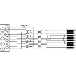 BEL Stewart Connectors SI-61001-F, zásuvka, vestavná horizontální, počet pólů: 8P8C, poniklovaná, kov, 1 ks
