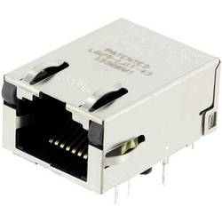 BEL Stewart Connectors L829-1J1T-43, zásuvka, vestavná horizontální, počet pólů: 8P8C, poniklovaná, kov, 1 ks