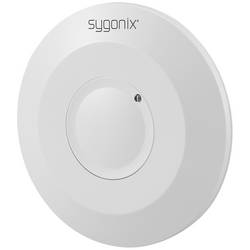Sygonix SY-6118228 na strop, na omítku vysokofrekvenční detektor pohybu 360 ° relé bílá