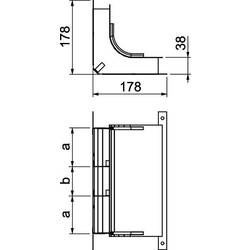 OBO Bettermann 7400650 ohyb (š x v) 250.00 mm x 38.00 mm 1 ks
