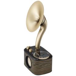 Sangean WR-45X Gold A500435 stolní rádio, FM, AUX, Bluetooth, s akumulátorem, černá, zlatá