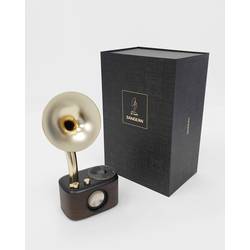 Sangean WR-45X Gold A500435 stolní rádio, FM, AUX, Bluetooth, s akumulátorem, černá, zlatá