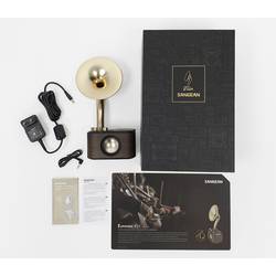 Sangean WR-45X Gold A500435 stolní rádio, FM, AUX, Bluetooth, s akumulátorem, černá, zlatá