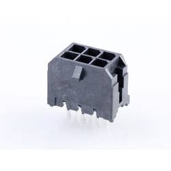 Molex vestavná pinová lišta (standardní) 6, rozteč 3 mm, 430450613, 1 ks Tray
