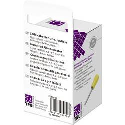 TRU COMPONENTS T2010C362 kabelová koncovka 4.0 mm² 6.0 mm² částečná izolace žlutá 15 ks