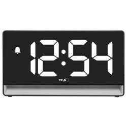 TFA Dostmann 60.2051.01 Quartz budík černá vč. nabíjení