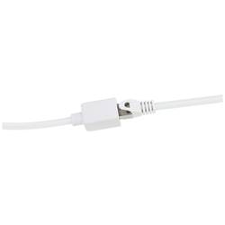 LogiLink CQX071S RJ45 síťové kabely, propojovací kabely CAT 6A S/FTP 5.00 m bílá samozhášecí, bez halogenů, stínění pletivem 1 ks