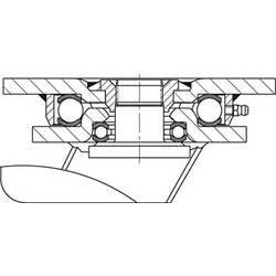 Blickle 936776 LO-ALTH 202K-ST Zátěžové otočné pojezdové kolečko Ø kola: 200 mm nosnost (max.): 1000 kg 1 ks