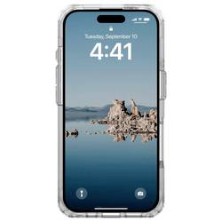 Urban Armor Gear Plyo MagSafe Case zadní kryt na mobil Apple iPhone 16 Ice , transparentní, bílá Kompatibilní s MagSafe 114482114341