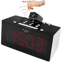 soundmaster FUR6005 FUR6005 radiobudík, FM, bezdrátový příjem, FM, funkce alarmu, černá