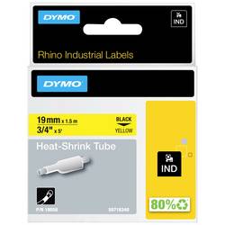 etikety DYMO IND RHINO S0718340 polyolefin Barva pásky: žlutá Barva písma:černá 19 mm 1.5 m