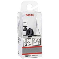 Bosch Accessories 2608628633 dlabací fréza, karbid wolframu , půlkruhový oblouk, Délka 45 mm, Vnější Ø 15.9 mm, Pracovní délka 12.30 mm, Ø hřídele 6.35 mm, 1 ks