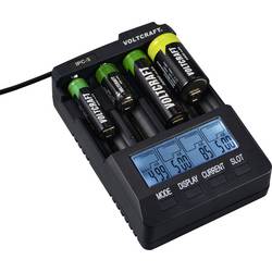 VOLTCRAFT IPC-3 nabíječka akumulátorů Li-Ion, NiCd, NiMH 10440, 14500, 16340, 16650, 17355, 17500, 17670, 18490, 18500, 18650, 22650, 26500, 26650, CR-123A, A