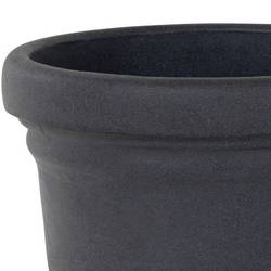 Siena Garden NORAH 48-30-02-GA Nádoba na rostliny polyetylén antracitová