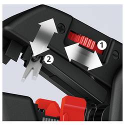 Knipex 1262, 12 62 180, kleště na izolace, 0.2 do 6 mm², 10 do 24