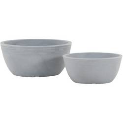 Siena Garden MALAGA 55-48-51-GA Mísa na rostliny polyetylén šedá