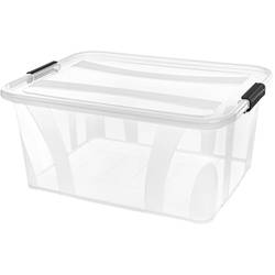 Siena HOME úložný box Anzio transparentní 21 l (š x v x h) 51 x 38.5 x 14.8 cm 1 ks