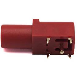 Mueller Electric BU-163-2 Zásuvka na banánky zásuvka Ø pin: 4.2 mm červená 1 ks