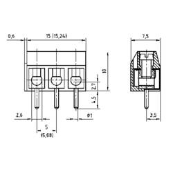 Conrad Components HB 353.2 teplotně řízená regulace ventilátoru stavebnice 12 V/DC 20 - 70 °C