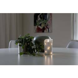 Konstsmide 1834-190 LED svíčka z vosku bílá teplá bílá (Ø x v) 75 mm x 135 mm s 3D efektem, se spínačem