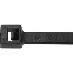 SWG 50213155, stahovací pásky, 3.5 mm, 178 mm, černá, odolná vůči UV záření, 100 ks