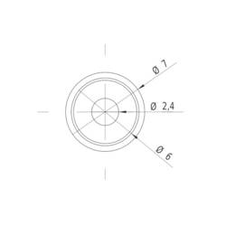 Picotronic Bodový laser bodová 1 mW