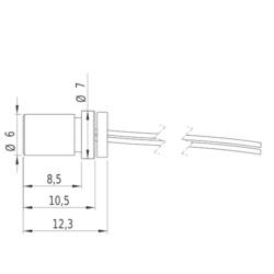 Picotronic Bodový laser bodová 1 mW