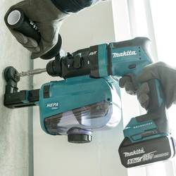 Makita DHR182RTWJ SDS plus-aku kombinované kladivo 18 V 5 Ah Li-Ion vč. nabíječky