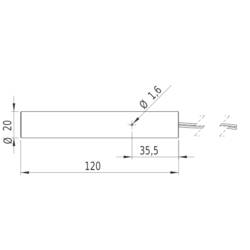 Picotronic Laser s expandérem paprsku černá 70116793