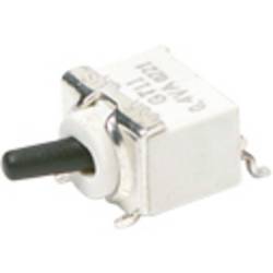 C & K Switches GT22MCBE páčkový spínač 20 V/AC, 20 V/DC 0.4 A 2x zap/vyp s aretací 1 ks Bulk