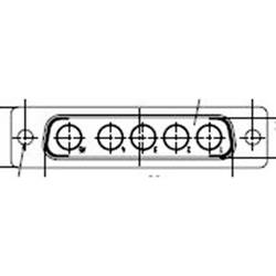 Molex Molex MOL Power & Signal Sol. 1727040034 D-SUB zástrčka Pólů: 5 1 ks Carton