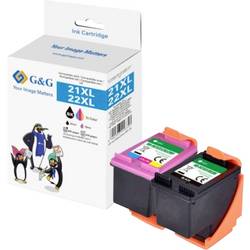 G&G Ink kompatibilní černá, barva NH-RC9351XLBK/RC9352XLCMY-REMAN GP-H21XBK/22XLCMY-2P