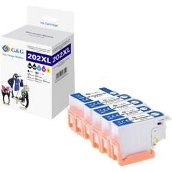 G&G Ink kompatibilní černá, foto černá, azurová, purppurová, žlutá NP-R2-0202XLBKPBKCMY GP-E202XLBKPBKCMY-5P