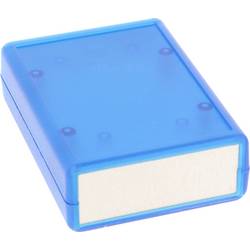 Hammond Electronics 1593BBALTBU plastová krabička 95 x 77 x 30 plast ABS , hliník modrá (transparentní) 1 ks