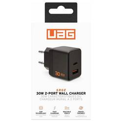 Urban Armor Gear SRGE nabíjecí adaptér, USB-A zásuvka, USB-C® zásuvka, 30 W