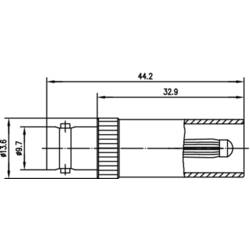 Telegärtner 100023667 100023667 koaxiální adaptér BNC zásuvka - zástrčka 4/13 1 ks