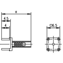 Telegärtner 100021304 100021304 kabelové připojení PCB patice, rovná 1 ks Piece