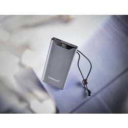 Intenso F10000 powerbanka Li-Pol, 10000 mAh, Quick Charge, Dodávka energie, USB-A, USB-C®, šedá, Indikátor stavu