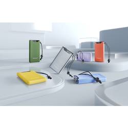 Intenso F10000 powerbanka Li-Pol, 10000 mAh, Quick Charge, Dodávka energie, USB-A, USB-C®, šedá, Indikátor stavu