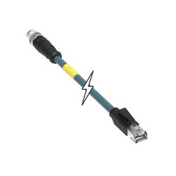 Molex 1203410501 upravený zástrčkový konektor pro senzory - aktory M12 zástrčka 1.00 m Počet pólů: 8 1 ks