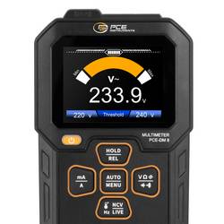 PCE Instruments digitální multimetr, datalogger, CAT III 1000 V, CAT IV 600 V, Displej (counts): 9999
