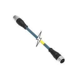 Molex 1300480197 upravený zástrčkový konektor pro senzory - aktory M12 zásuvka, zástrčka 1.00 m Počet pólů: 4 1 ks