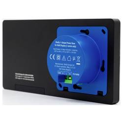 Shelly Wall Display X2i Black Shelly Nástěnný dotykový displej Wi-Fi, Bluetooth