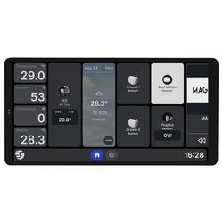 Shelly Wall Display X2i Black Shelly Nástěnný dotykový displej Wi-Fi, Bluetooth