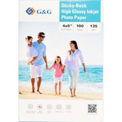 G&G 135GSM-4X6-100 fotografický papír (samolepící) 135 g/m² 100 ks