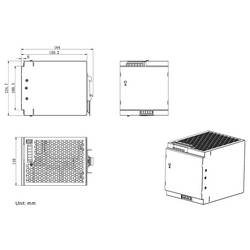 TRU COMPONENTS TC-13850172 síťový zdroj na DIN lištu 48 V/DC 20 A 960 W Počet výstupů:1 x Obsah 1 ks