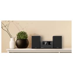 Kenwood M-725DAB-B stereo systém DAB+, Bluetooth, CD, USB, 2 x 25 W černá